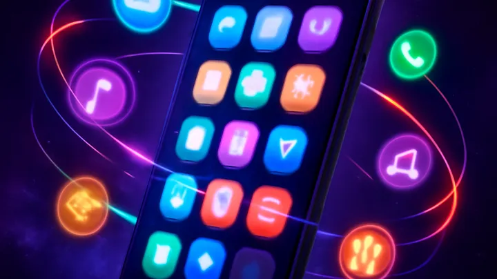 9999K COM Sleek smartphone floating in space